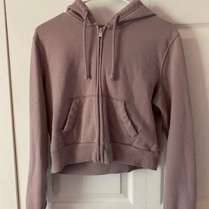 hollister cropped hoodie